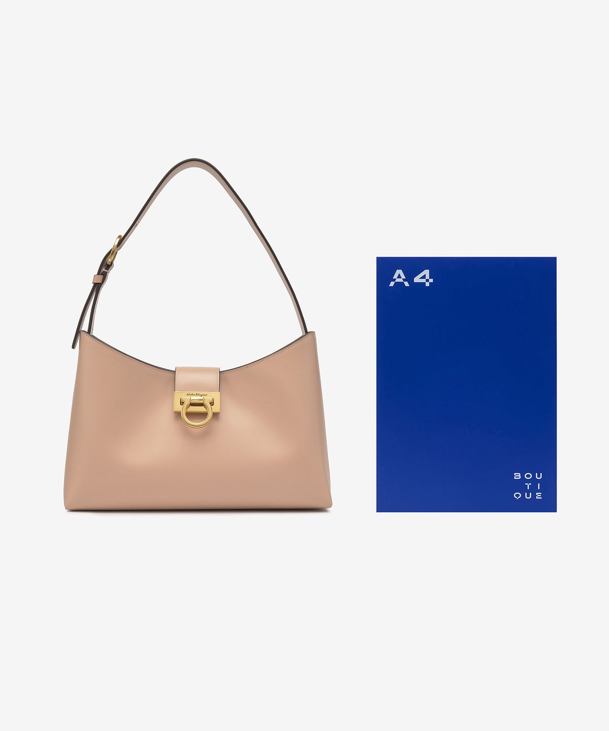 페라가모(SALVATORE FERRAGAMO) 트리폴리오 숄더백 - 핑크 / 210926752655