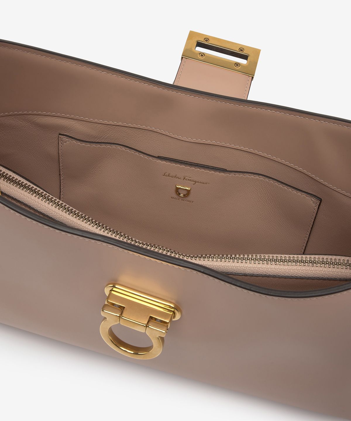 페라가모(SALVATORE FERRAGAMO) 트리폴리오 숄더백 - 핑크 / 210926752655