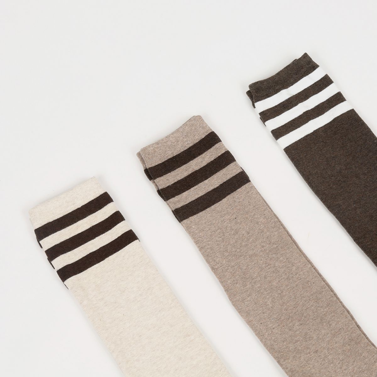 삭스에이(SOCKSA) [5PACK] 베이직 200N  세줄 니삭스