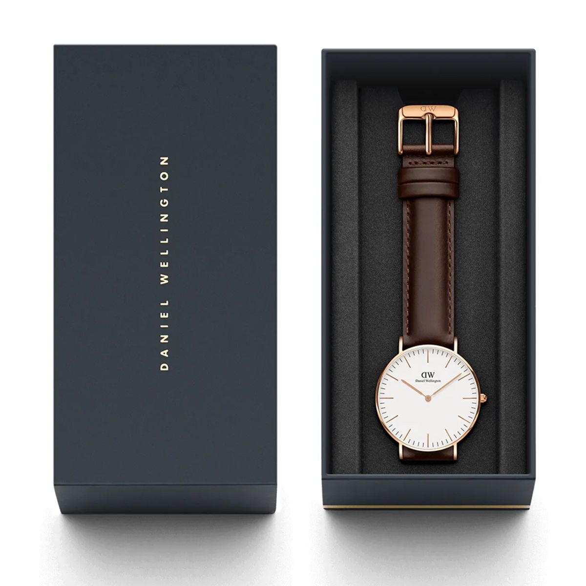 다니엘 웰링턴(DANIEL WELLINGTON) CLASSIC BRISTOL 브라운 가죽시계