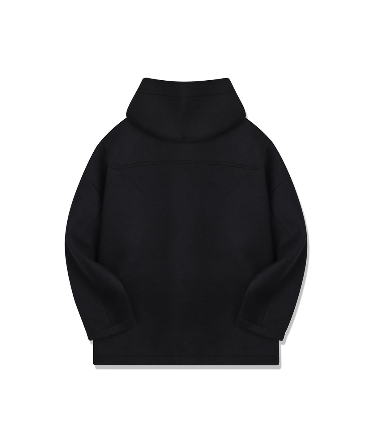 메인부스(MAINBOOTH) [울100%]Oversized Half Duffle Coat(BLACK)