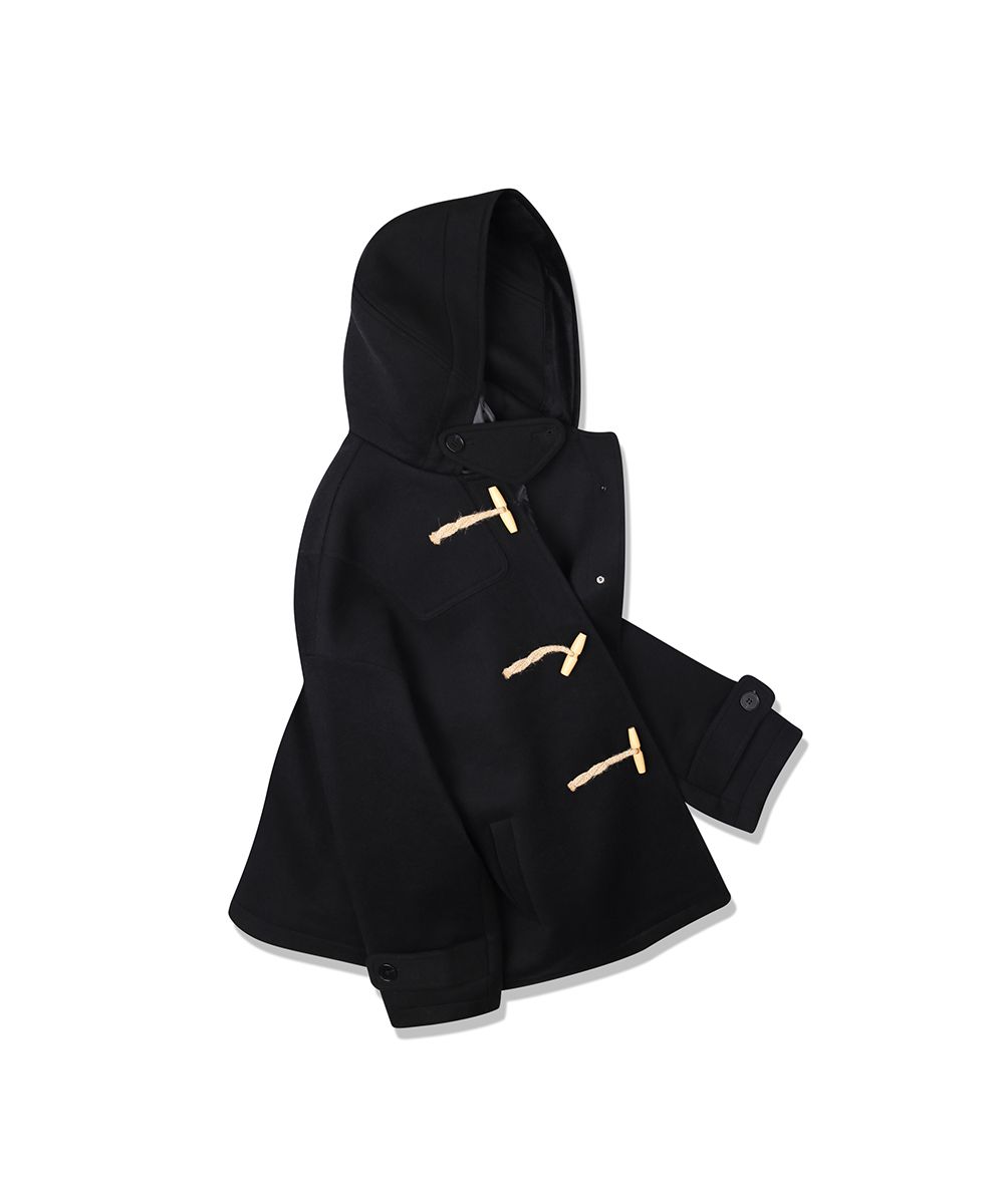 【INCHANT ME】Toggle Duffel Half Fur Coat Woman Within Hooded Duffle Toggle Coat Adult Size 122W Red