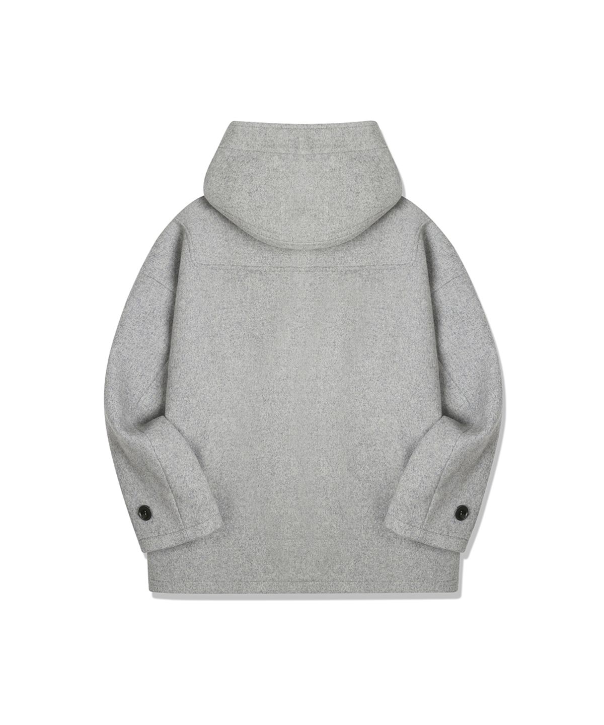 메인부스(MAINBOOTH) [울90%]Oversized Half Duffle Coat(LIGHT GRAY)