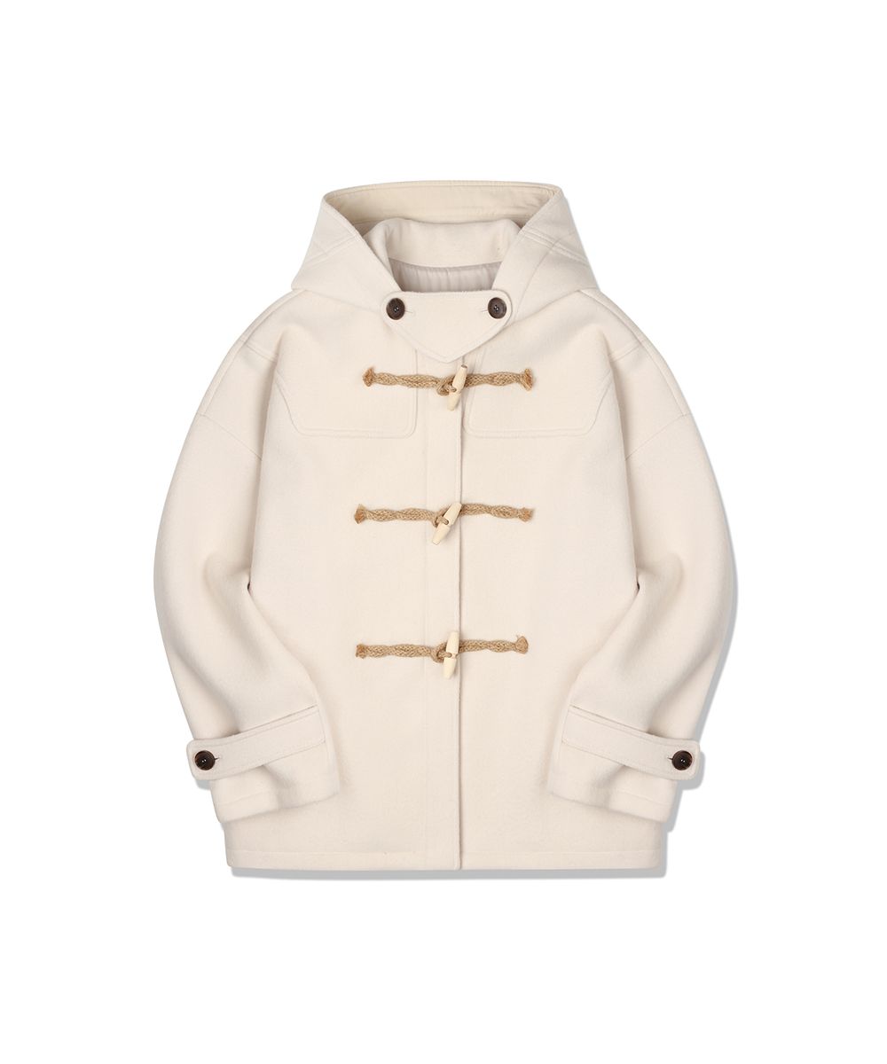 MUSINSA公式 | MAINBOOTH [90% of wool] Oversized Half Duffle Coat 