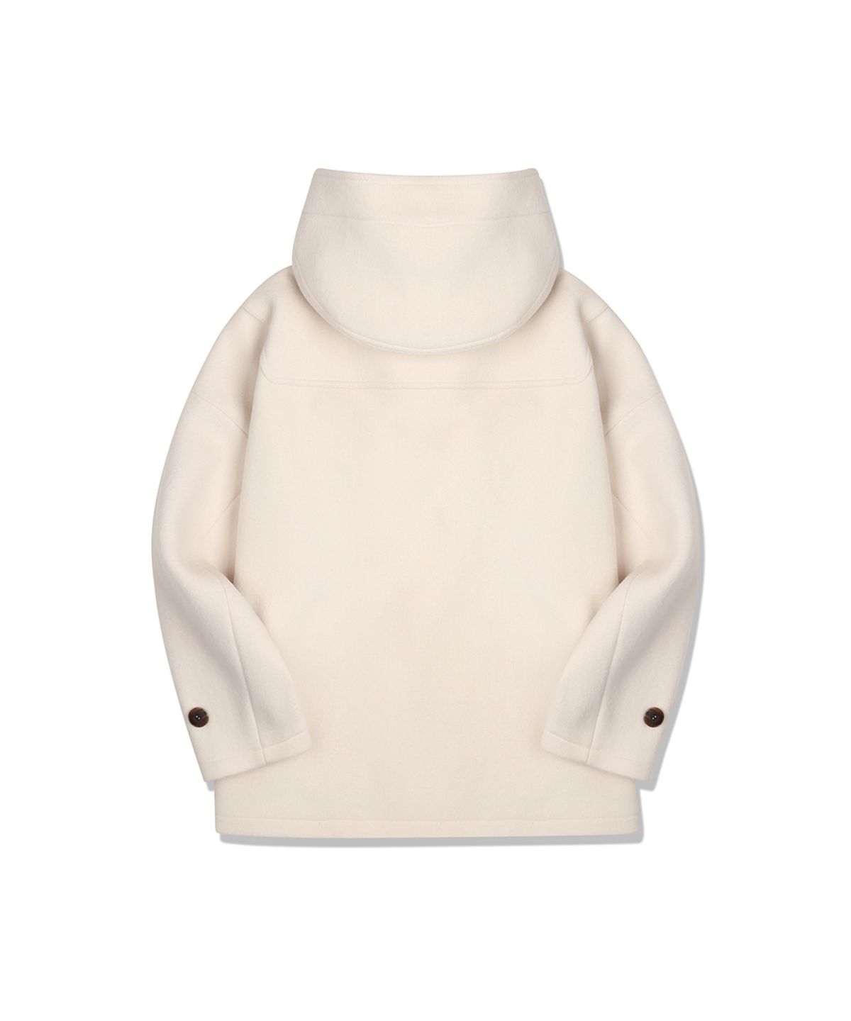 메인부스(MAINBOOTH) [울90%]Oversized Half Duffle Coat(IVORY)