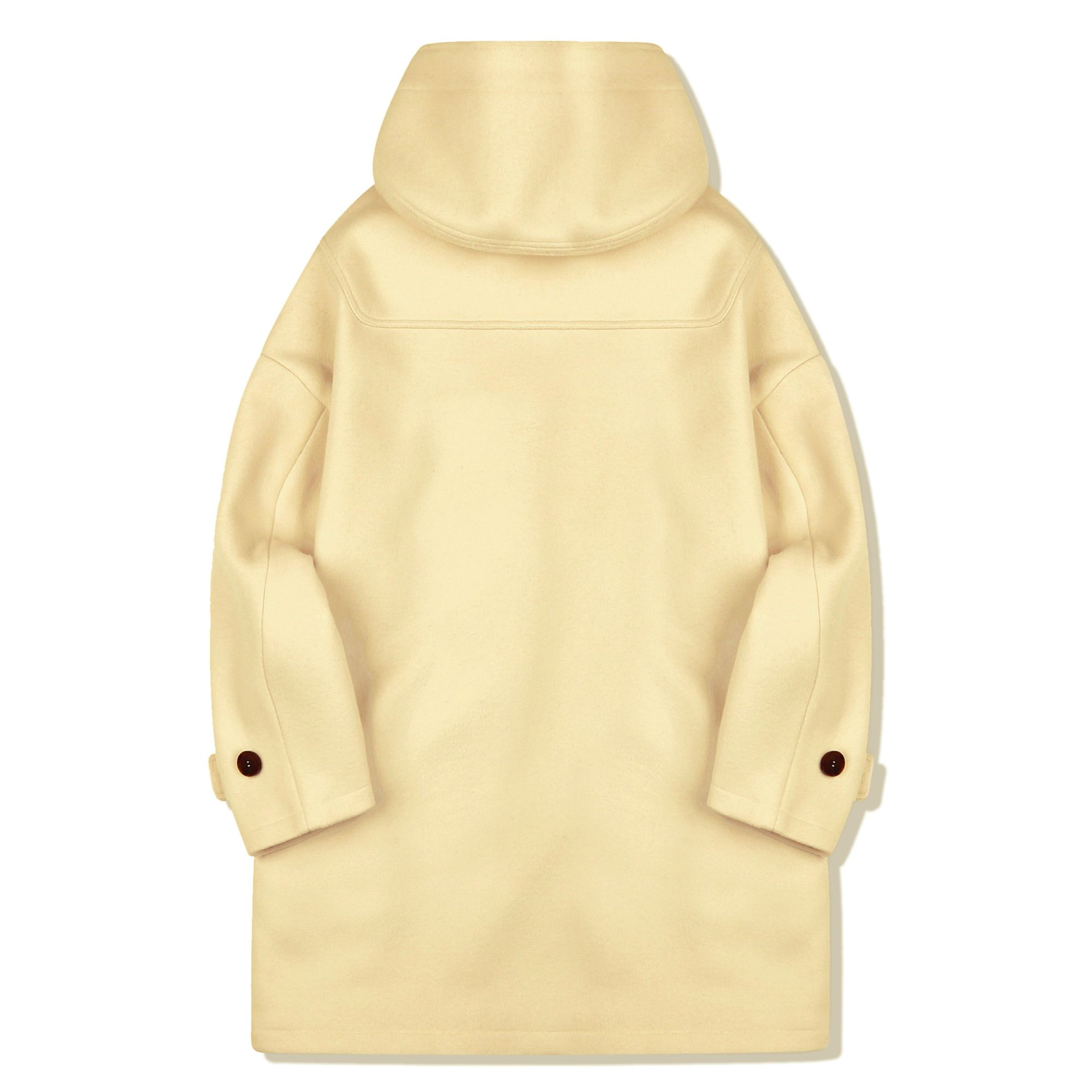 韓国 mainbooth ウール100% ダッフルコート 黄色