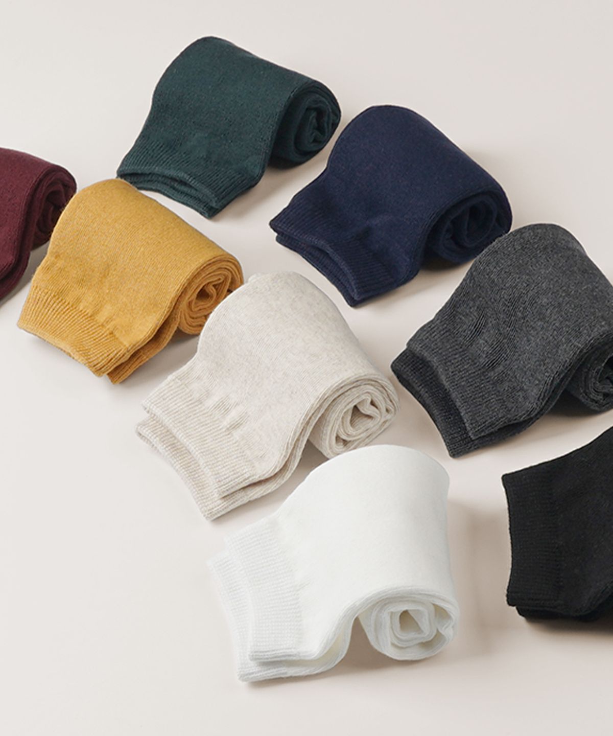 삭피엔스(SOCKPIENS) [8팩] 36gram 무지 중목 양말
