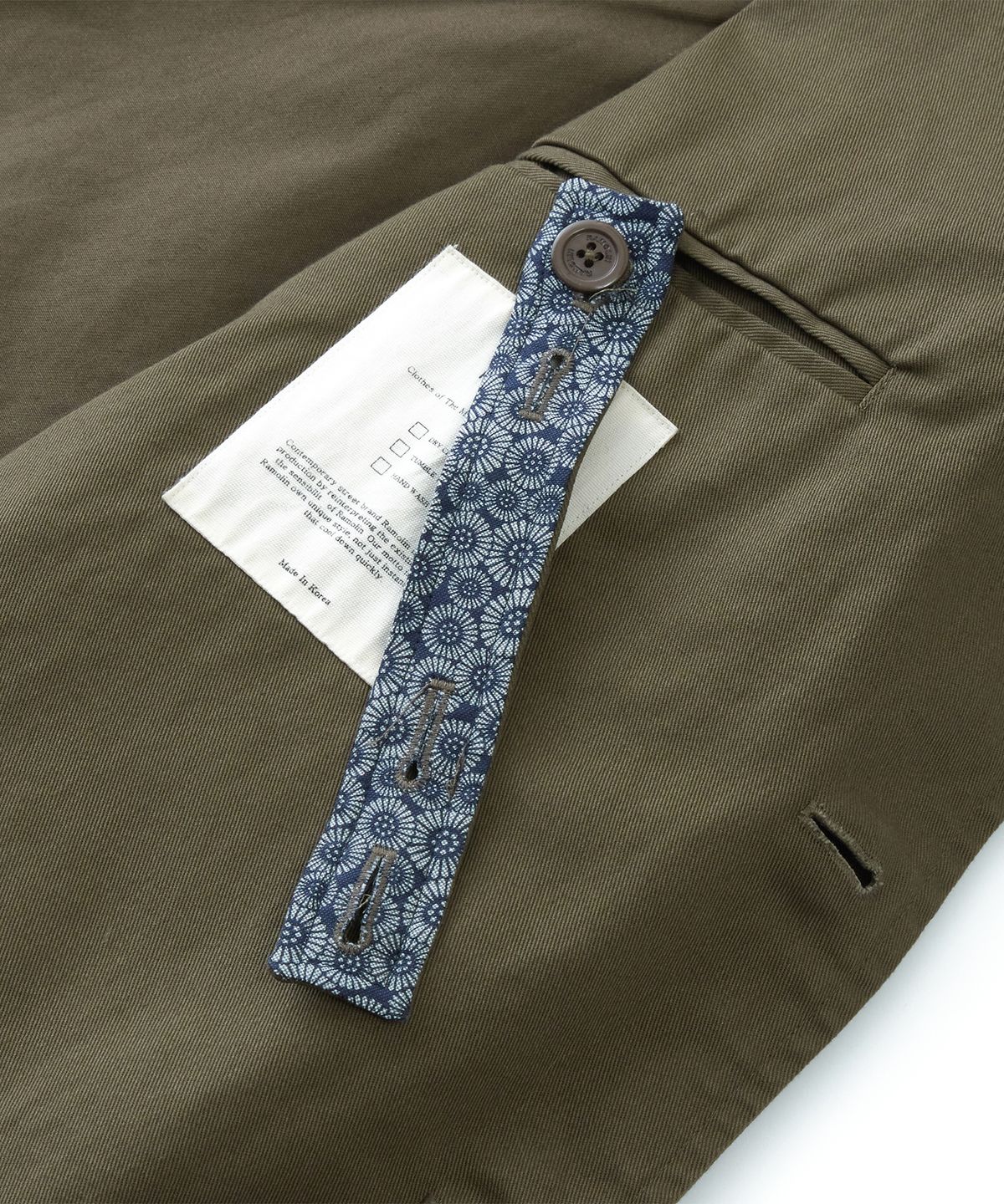 라모랭(RAMOLIN) Urbane Fatigue Jacket Khaki