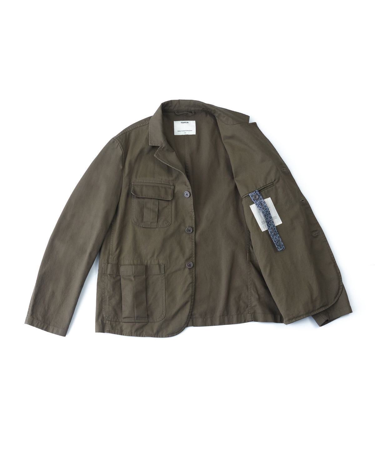 라모랭(RAMOLIN) Urbane Fatigue Jacket Khaki