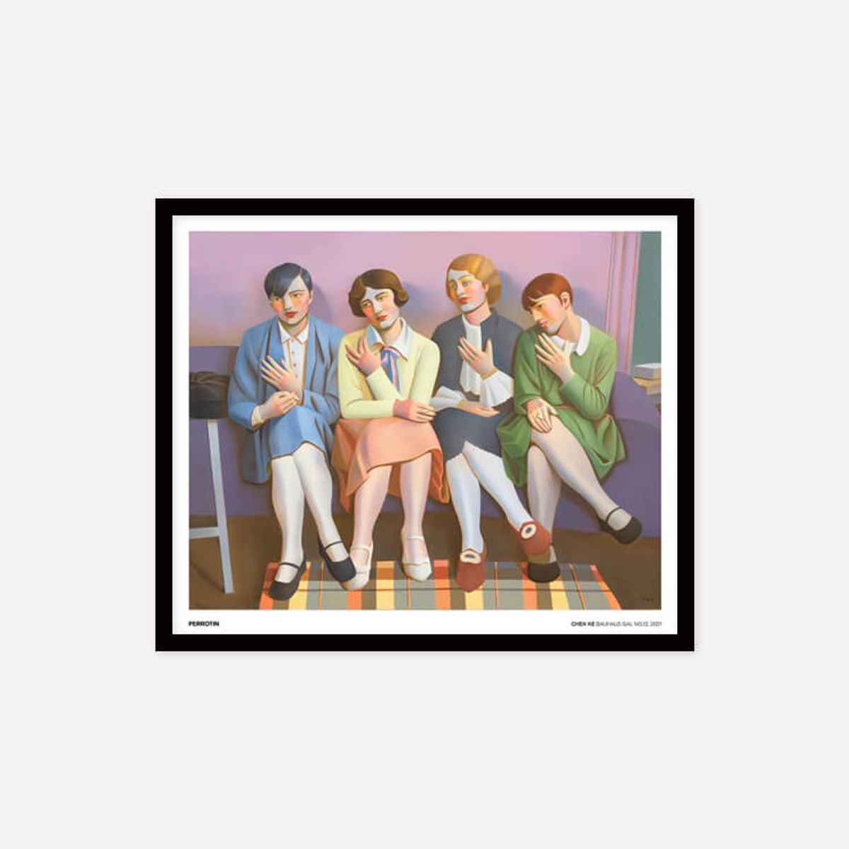 그릿시즌(GREET SEASON) 천 커 Bauhaus Gal No.12, 2021 (액자 포함)