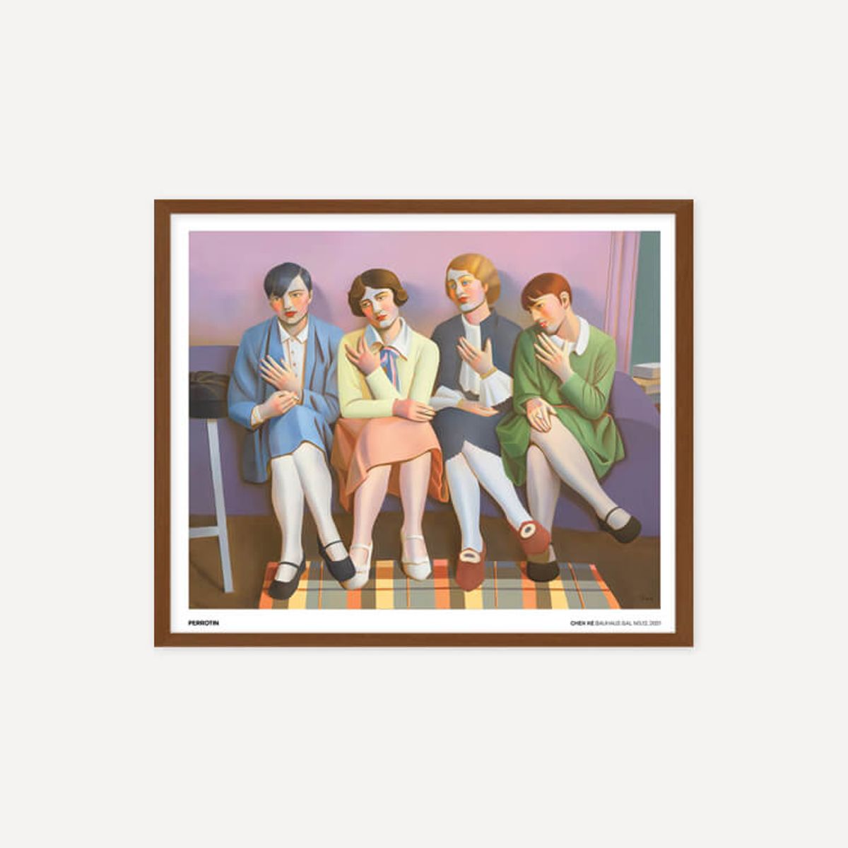 그릿시즌(GREET SEASON) 천 커 Bauhaus Gal No.12, 2021 (액자 포함)