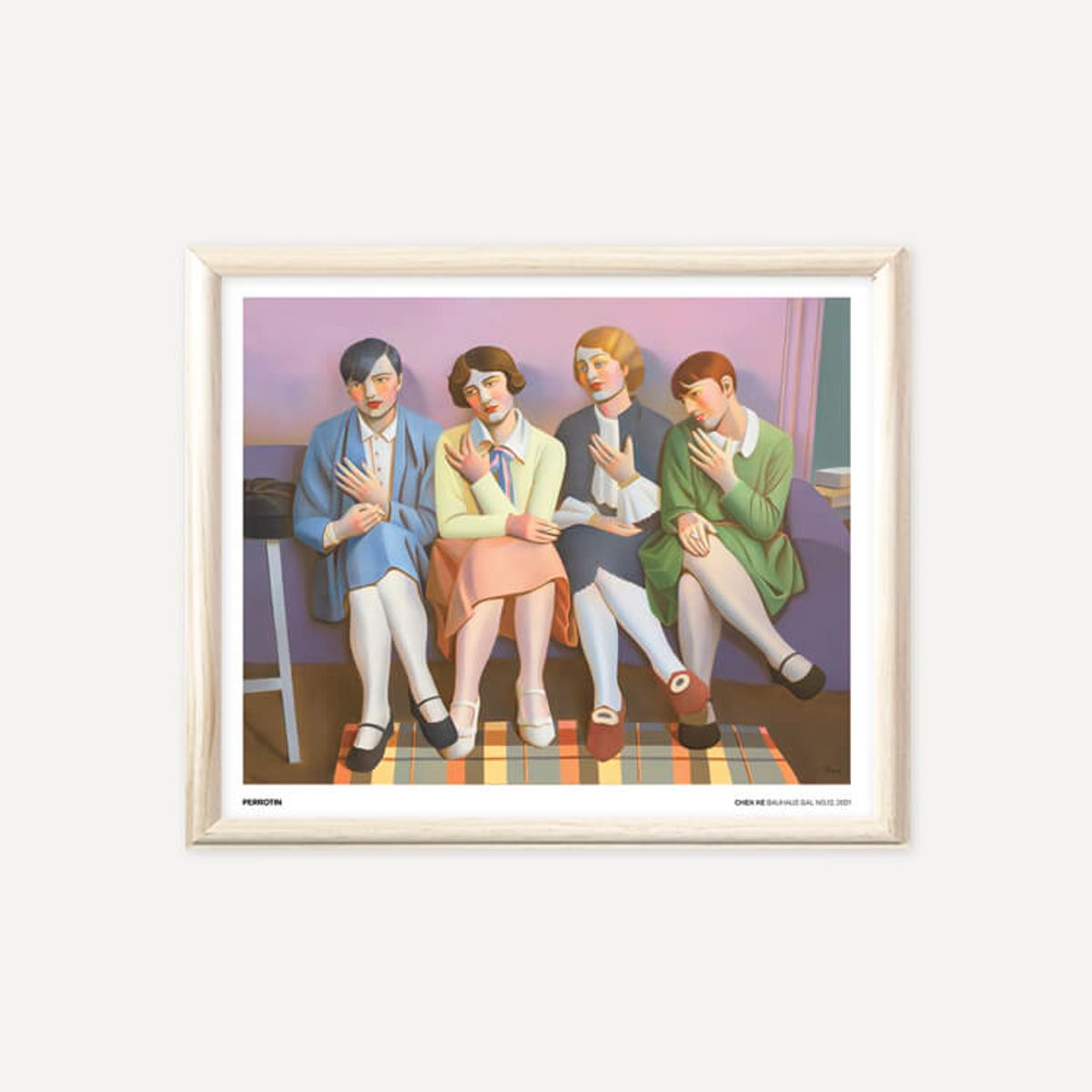 그릿시즌(GREET SEASON) 천 커 Bauhaus Gal No.12, 2021 (액자 포함)