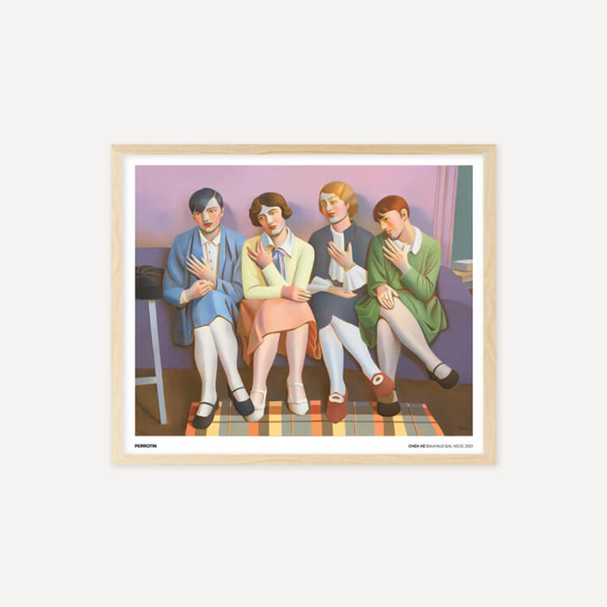 그릿시즌(GREET SEASON) 천 커 Bauhaus Gal No.12, 2021 (액자 포함)