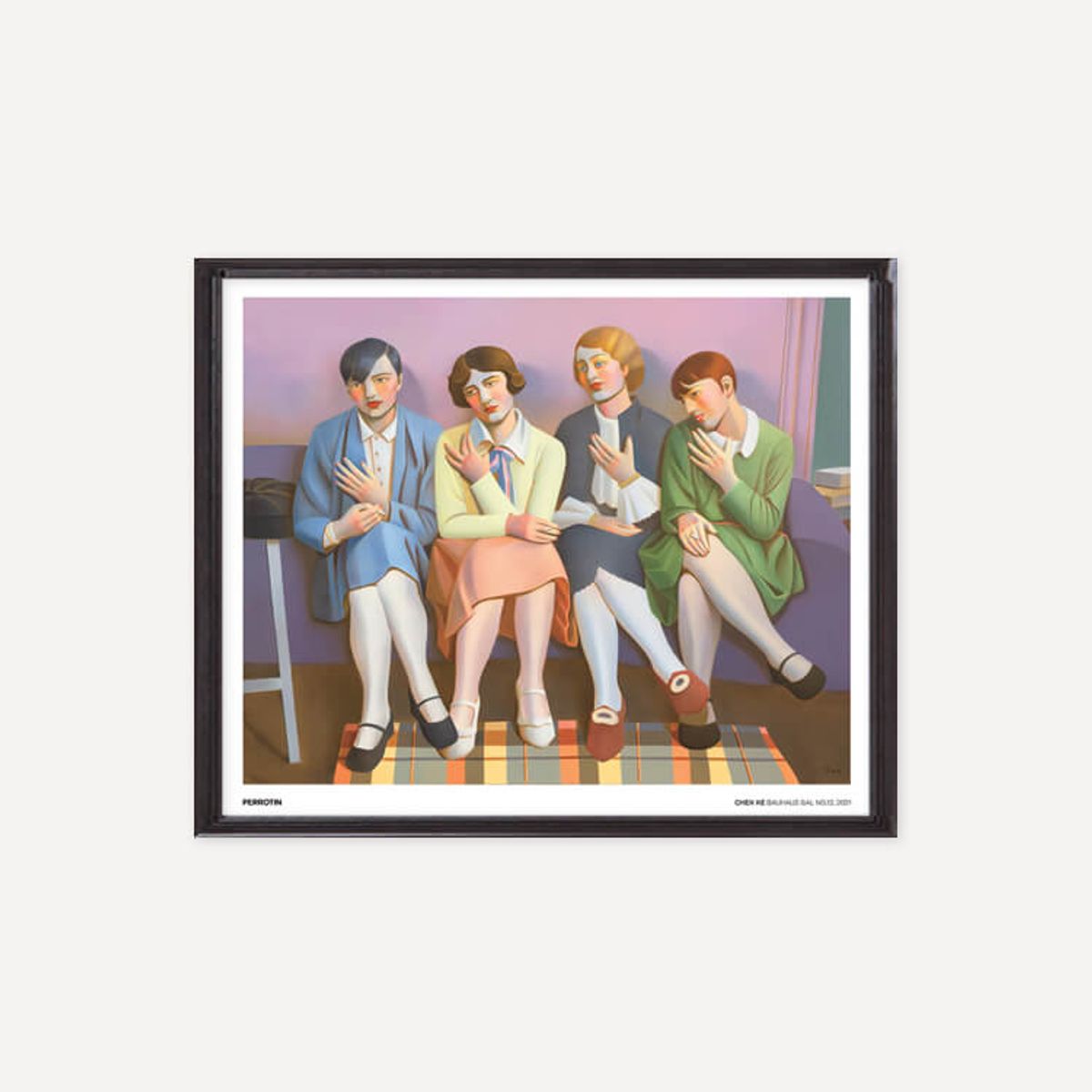 그릿시즌(GREET SEASON) 천 커 Bauhaus Gal No.12, 2021 (액자 포함)