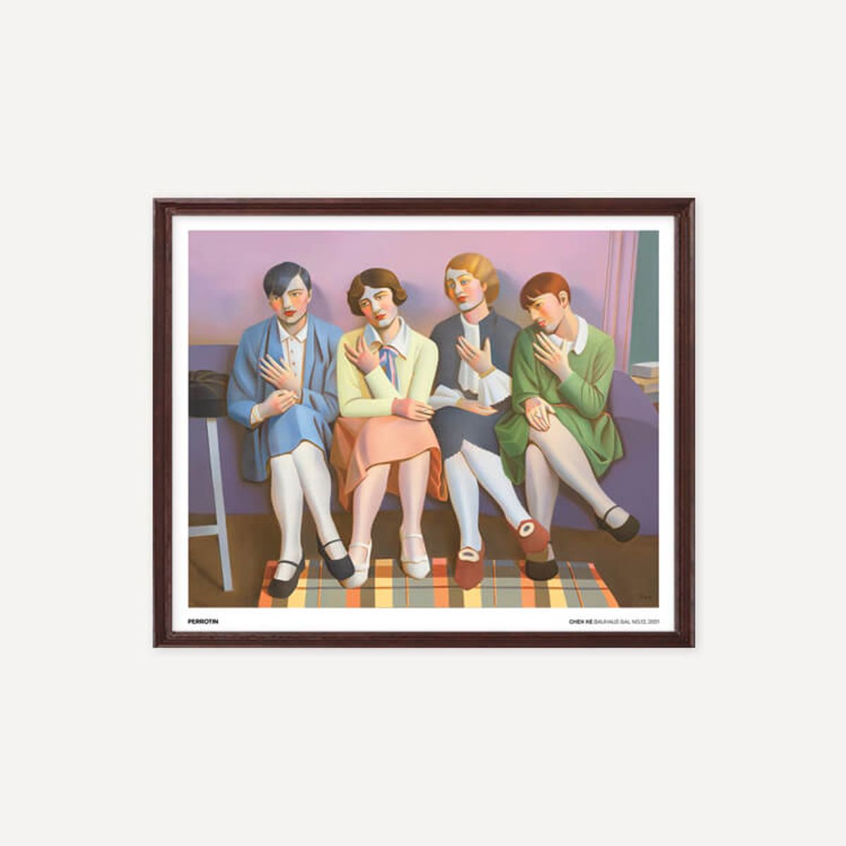 그릿시즌(GREET SEASON) 천 커 Bauhaus Gal No.12, 2021 (액자 포함)