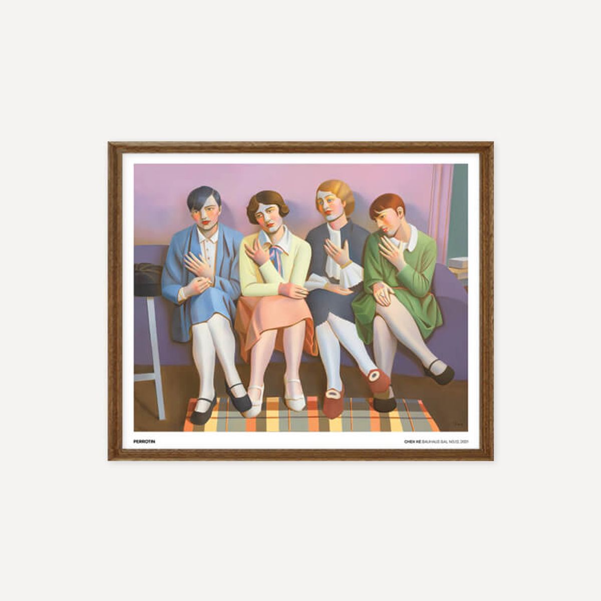 그릿시즌(GREET SEASON) 천 커 Bauhaus Gal No.12, 2021 (액자 포함)