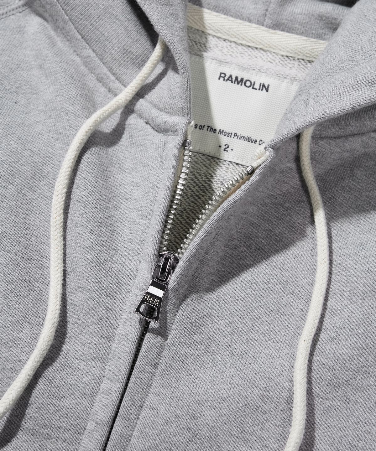 라모랭(RAMOLIN) Fort Zip-up Hoodie Heather Gray
