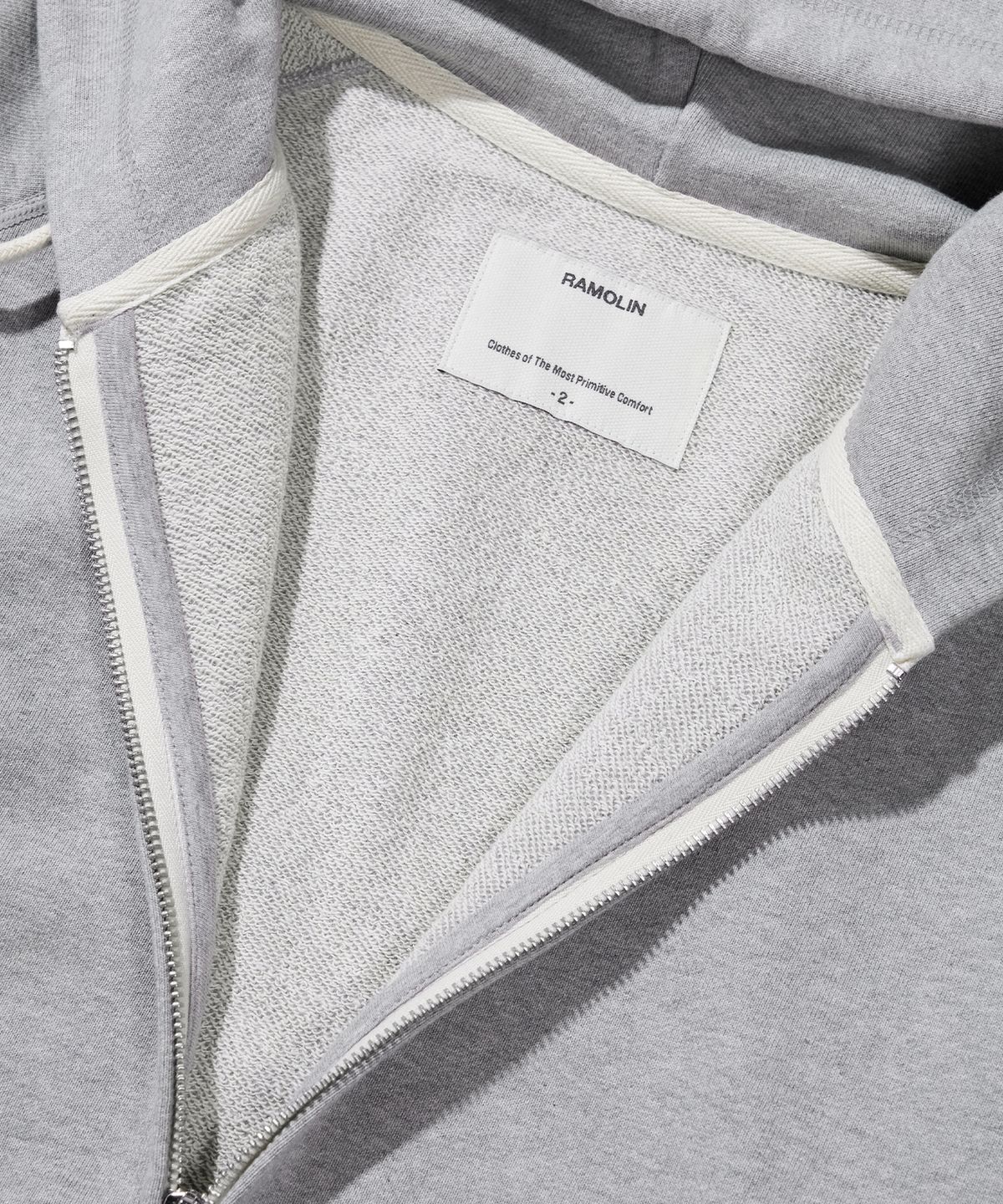 라모랭(RAMOLIN) Fort Zip-up Hoodie Heather Gray