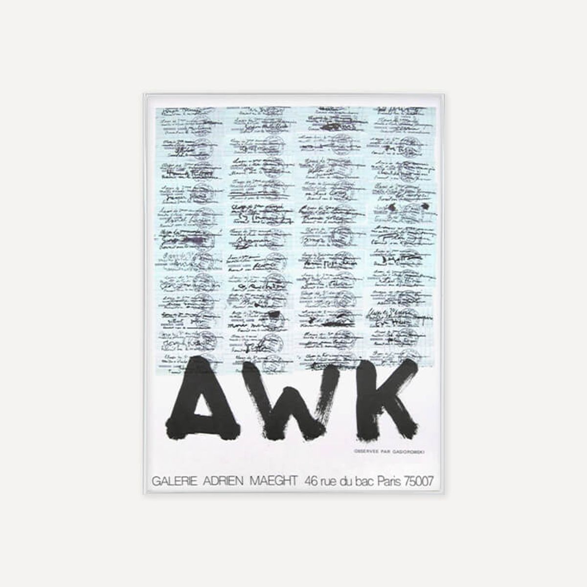 그릿시즌(GREET SEASON) 제라르 가시오로프스키 AWK (액자 포함)