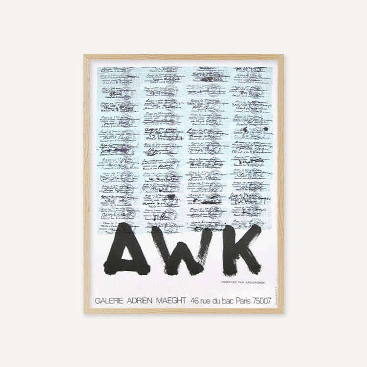 그릿시즌(GREET SEASON) 제라르 가시오로프스키 AWK (액자 포함)