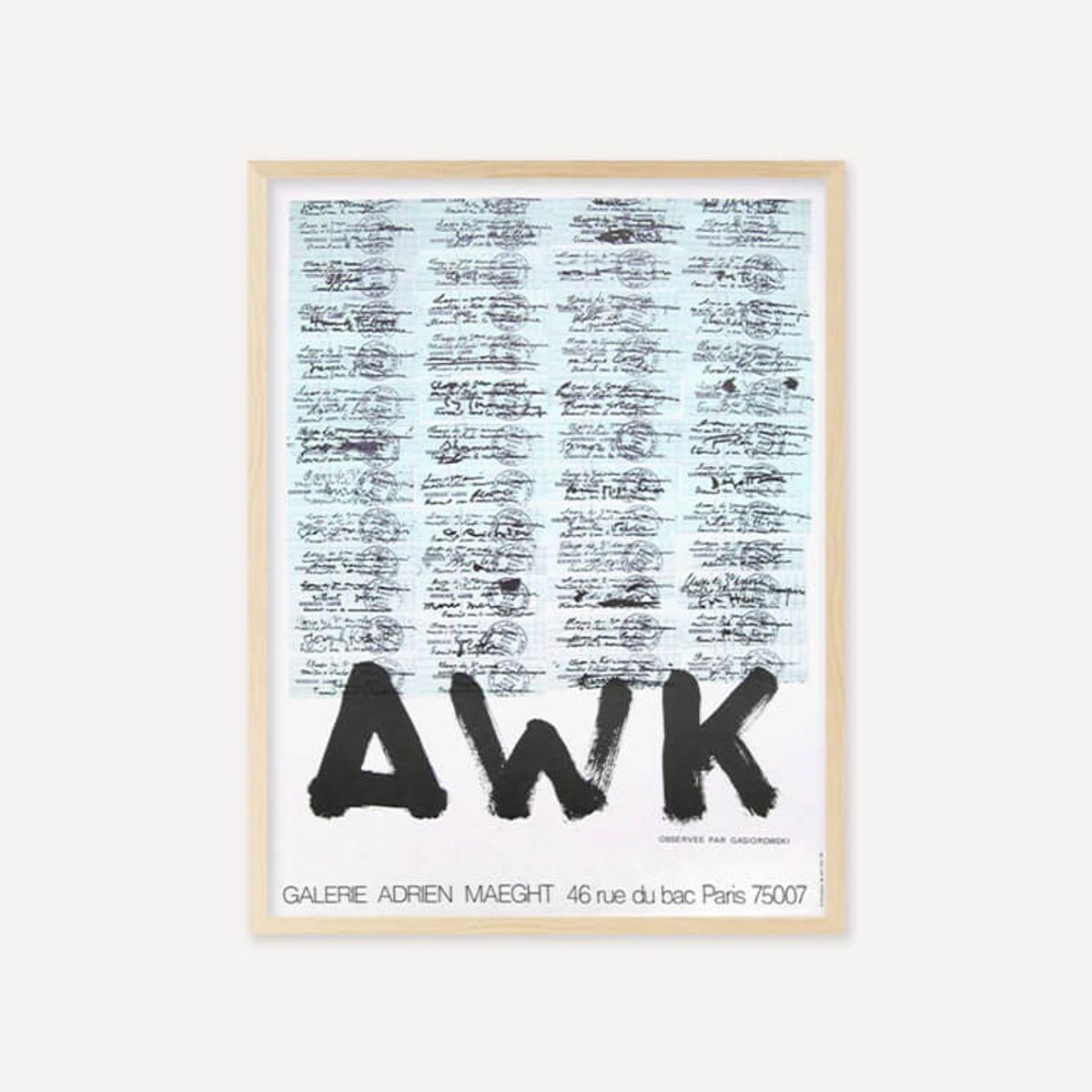 그릿시즌(GREET SEASON) 제라르 가시오로프스키 AWK (액자 포함)