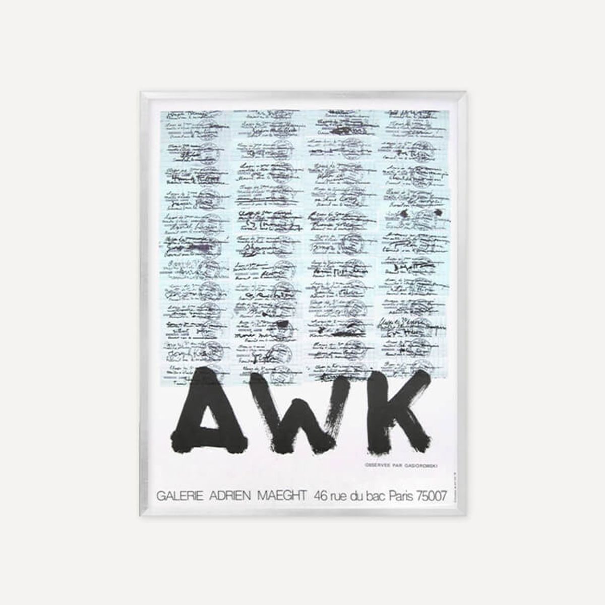 그릿시즌(GREET SEASON) 제라르 가시오로프스키 AWK (액자 포함)