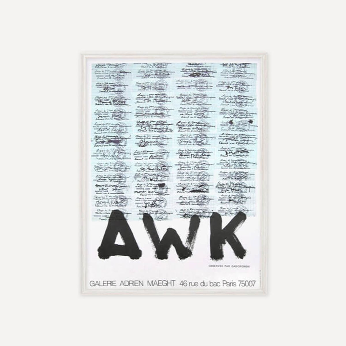 그릿시즌(GREET SEASON) 제라르 가시오로프스키 AWK (액자 포함)