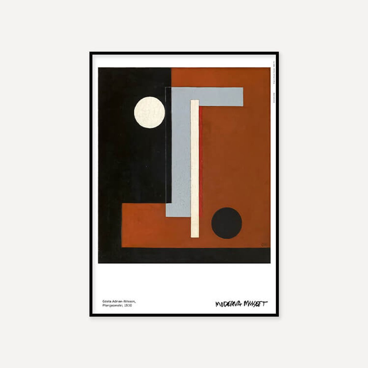 그릿시즌(GREET SEASON) 예스타 아드리안 닐슨 Plane geometry (액자 포함)