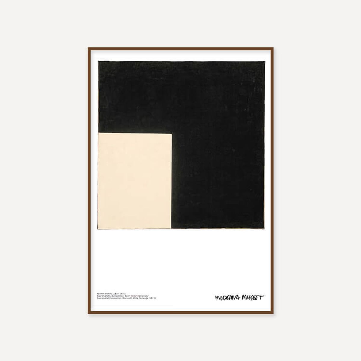 그릿시즌(GREET SEASON) 카자미르 말레비치 Black and White, 1915 (액자 포함)