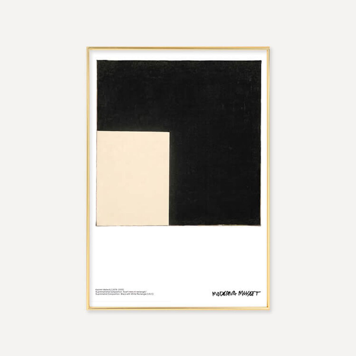 그릿시즌(GREET SEASON) 카자미르 말레비치 Black and White, 1915 (액자 포함)