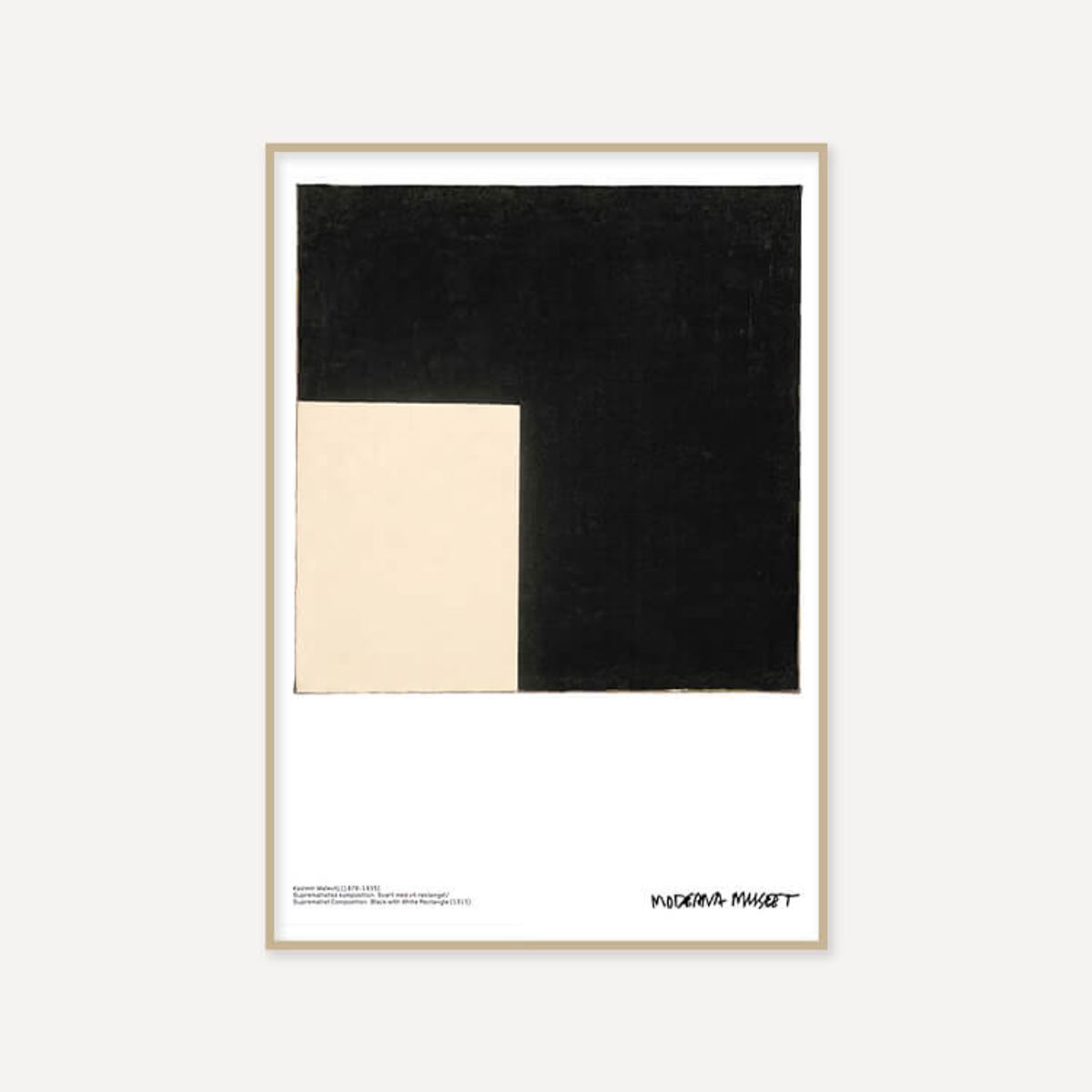 그릿시즌(GREET SEASON) 카자미르 말레비치 Black and White, 1915 (액자 포함)