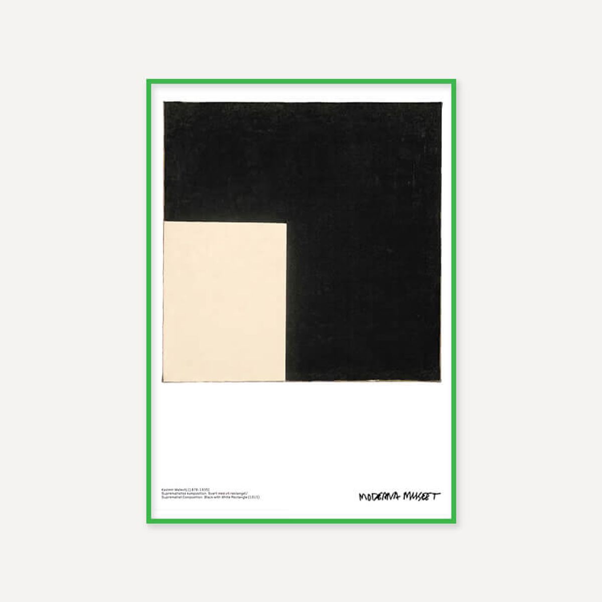 그릿시즌(GREET SEASON) 카자미르 말레비치 Black and White, 1915 (액자 포함)