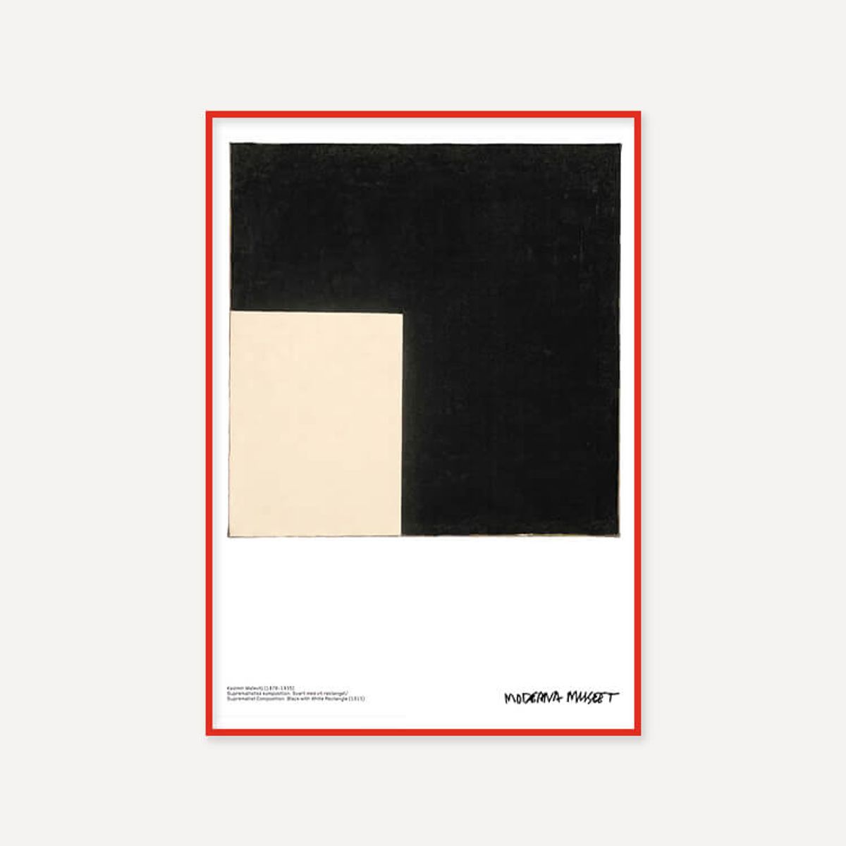 그릿시즌(GREET SEASON) 카자미르 말레비치 Black and White, 1915 (액자 포함)