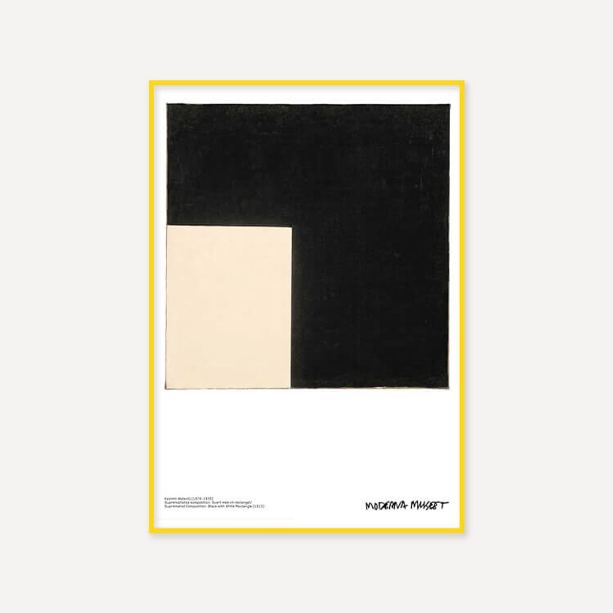 그릿시즌(GREET SEASON) 카자미르 말레비치 Black and White, 1915 (액자 포함)