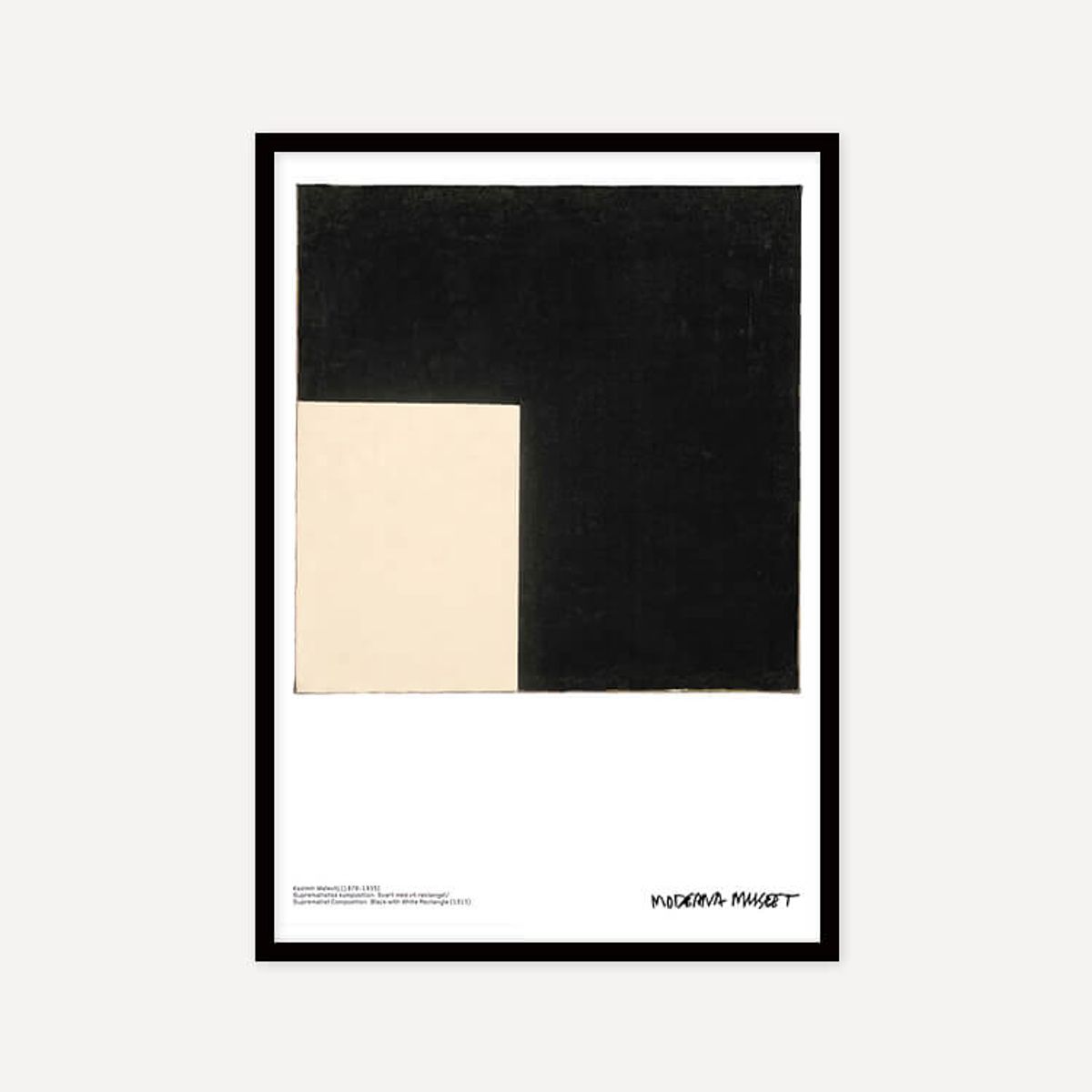 그릿시즌(GREET SEASON) 카자미르 말레비치 Black and White, 1915 (액자 포함)