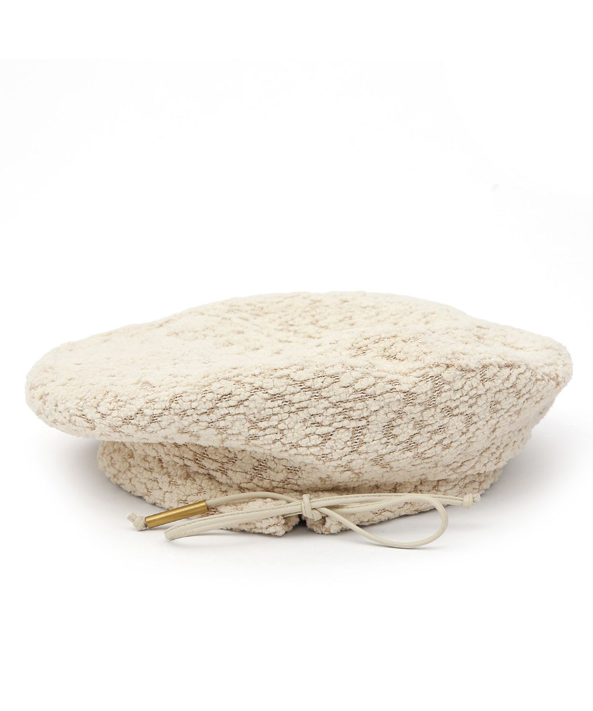 언더컨트롤 스튜디오(UNDERCONTROL STUDIO) PLATE BERET / STRAP / BEAN TWEED / D BEIGE