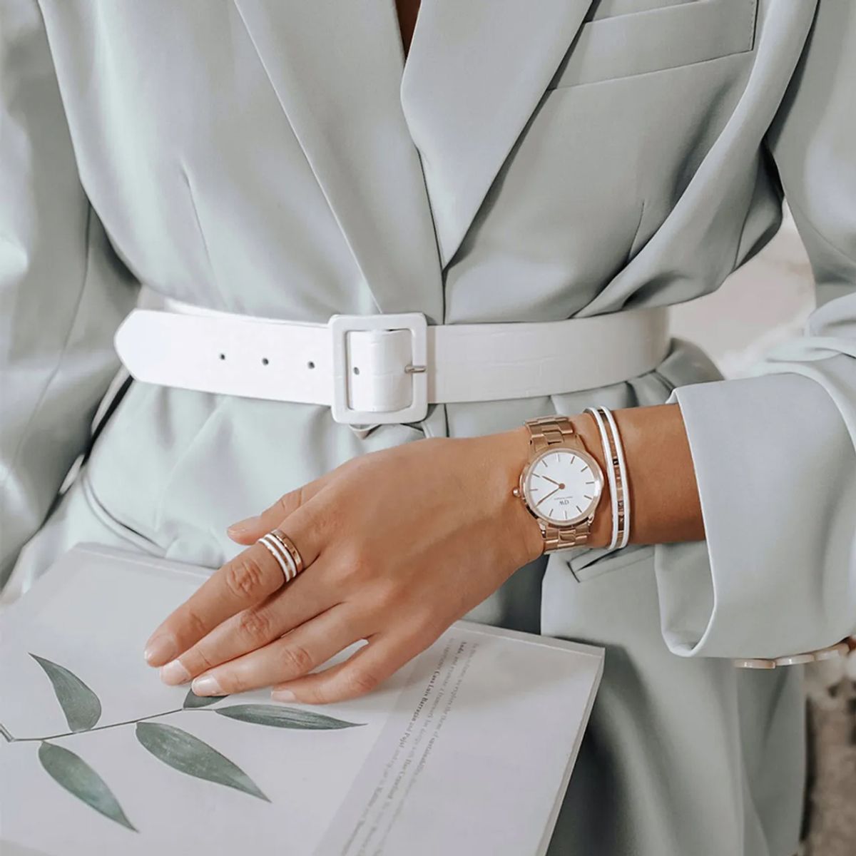 다니엘 웰링턴(DANIEL WELLINGTON) ICONIC LINK 3컬러 남여공용 메탈시계