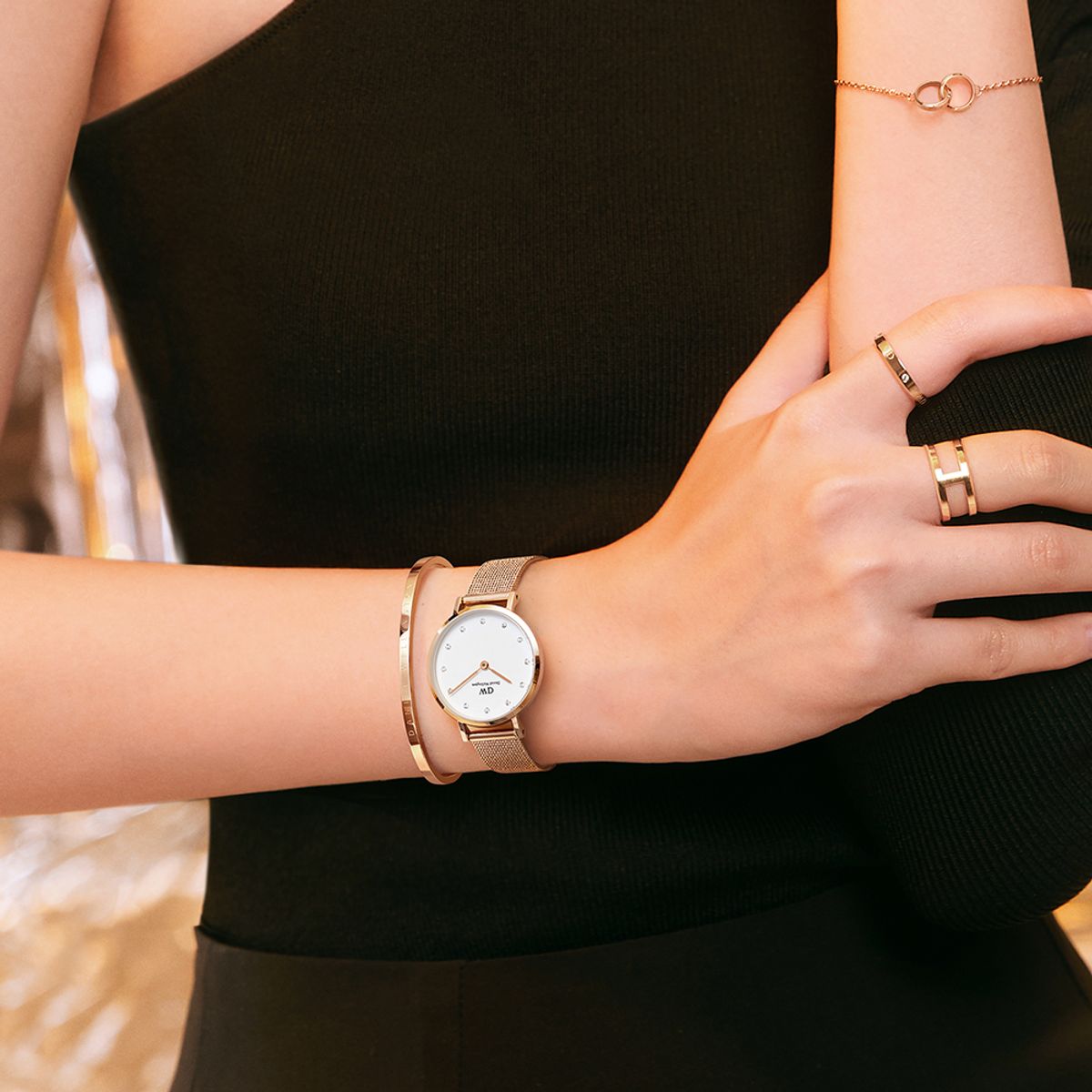다니엘 웰링턴(DANIEL WELLINGTON) PETITE LUMINE 2컬러 크리스탈 시계