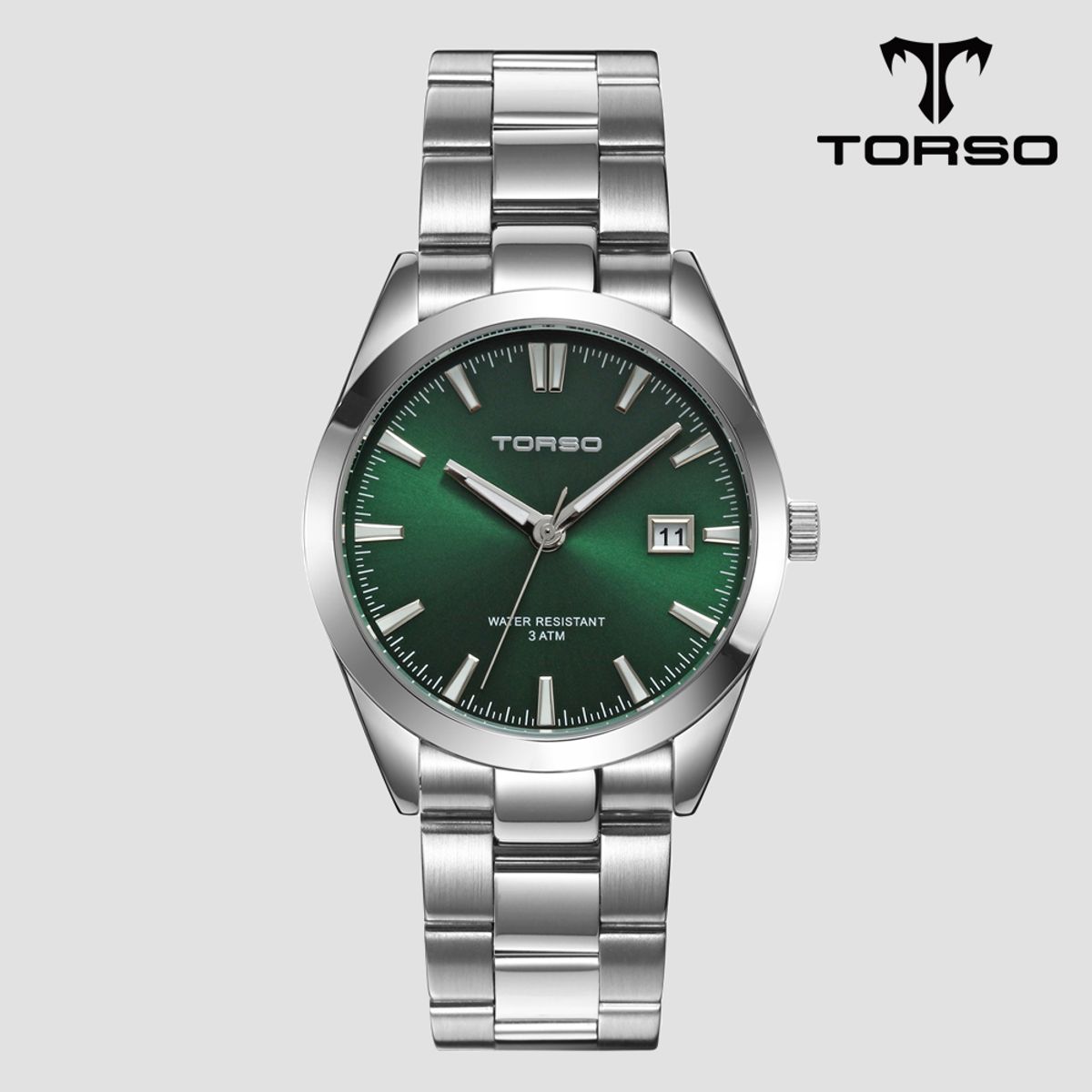 토르소(TORSO) T105M-SGS 마이다스 캘린더 메탈시계