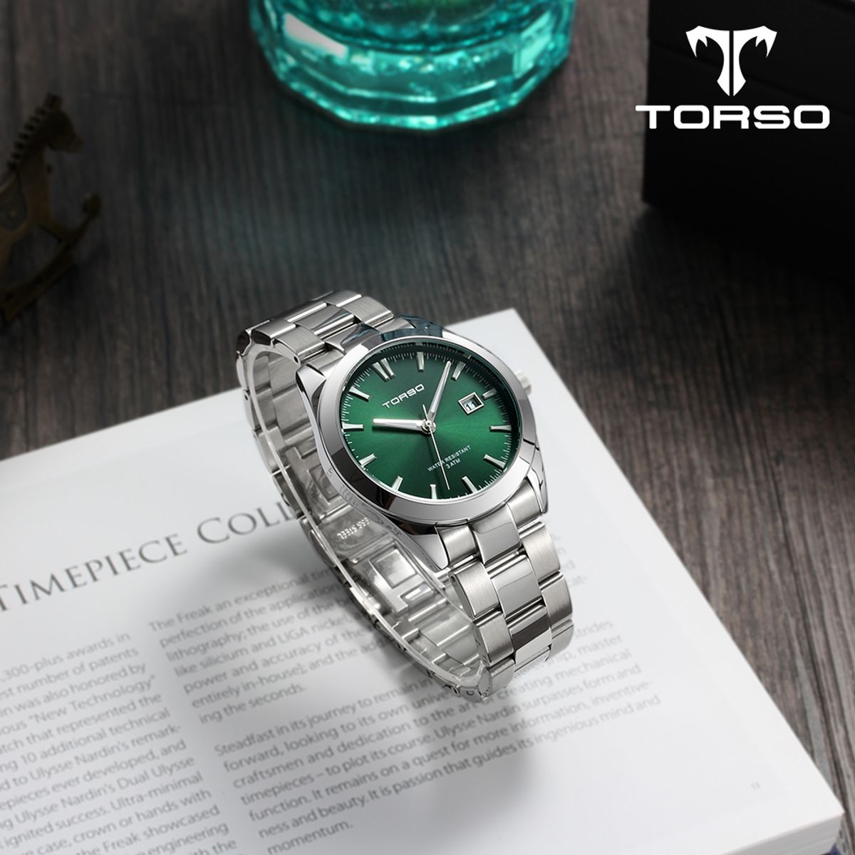 토르소(TORSO) T105M-SGS 마이다스 캘린더 메탈시계