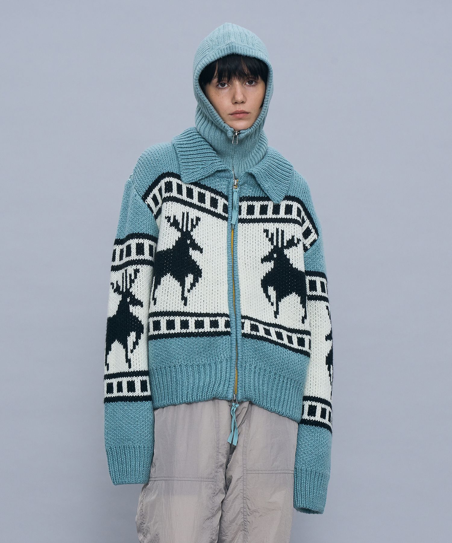 【PARTIMENTO】COWICHAN KNIT ZIP-UP CARDIGAN 8color /大人気 PARTIMENTO