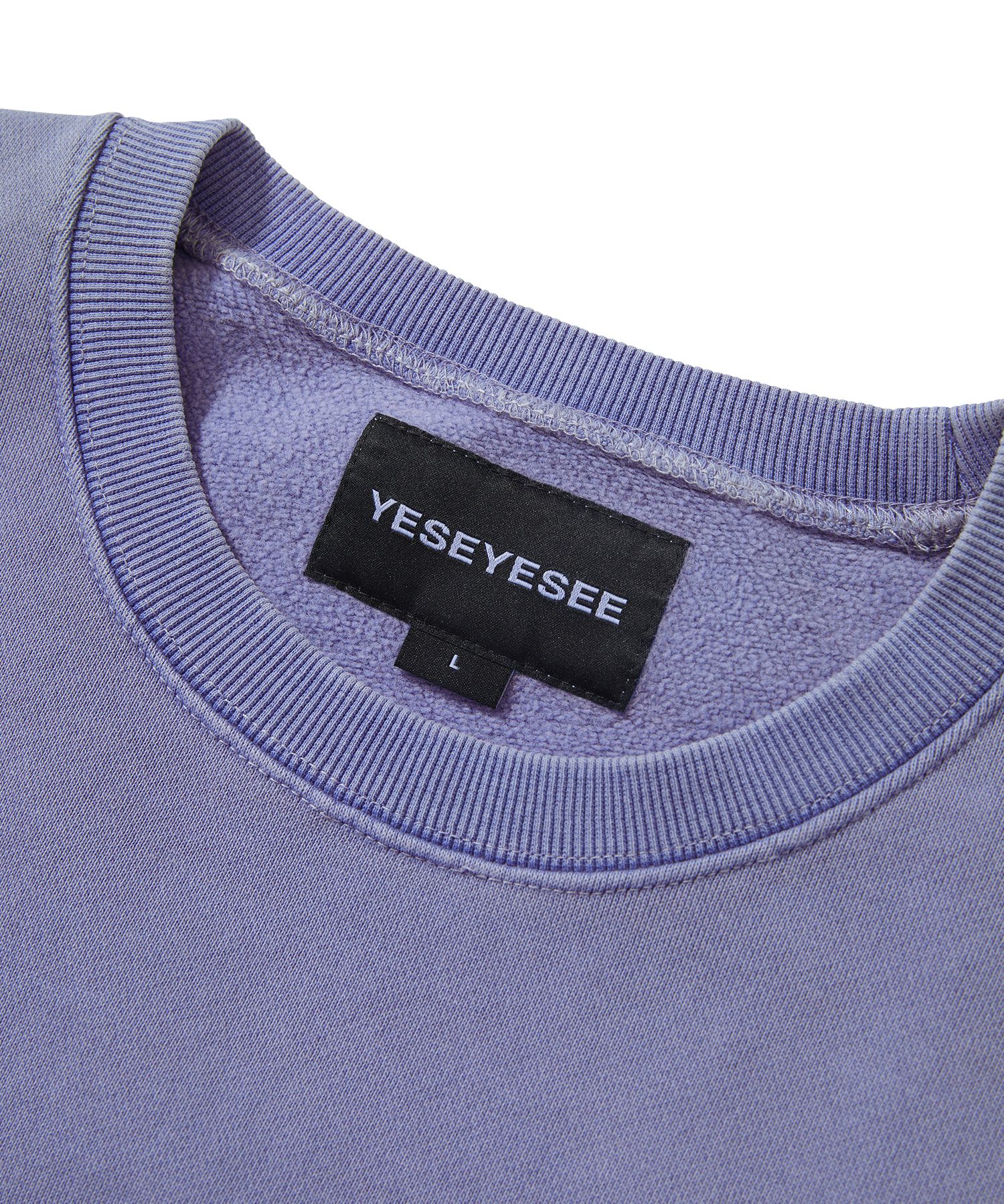 ◆YESEYESEE◆ CLogo sweatshirt Lavender YS240TSWCW01LAV MUSINSA | YESEYESEE C-Logo sweatshirt Lavender