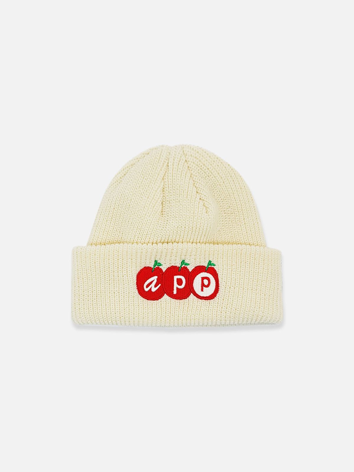 베지터블테이블(VEGETABLE TABLE) APPLE Short Beanie Forest Green