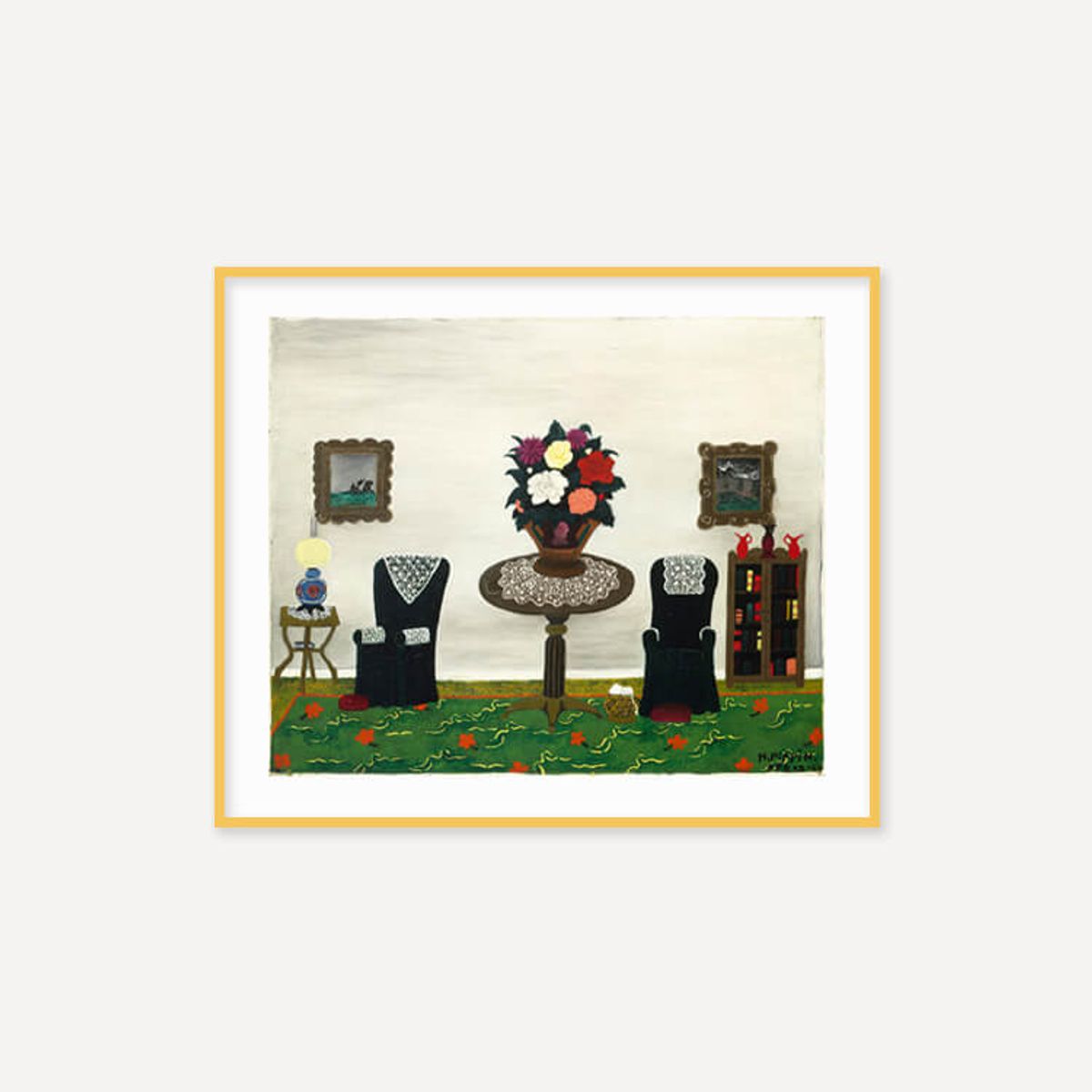 그릿시즌(GREET SEASON) 호레이스 피핀 Victorian Interior II, 1945 (액자 포함)