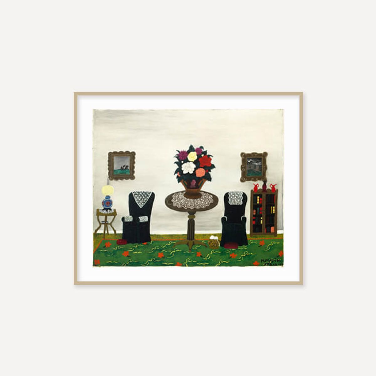 그릿시즌(GREET SEASON) 호레이스 피핀 Victorian Interior II, 1945 (액자 포함)