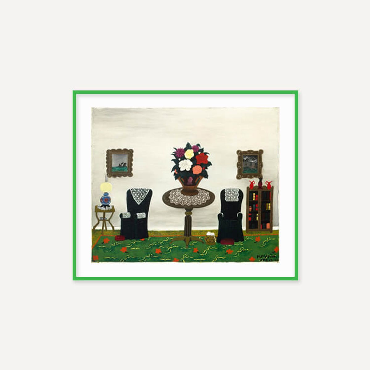 그릿시즌(GREET SEASON) 호레이스 피핀 Victorian Interior II, 1945 (액자 포함)