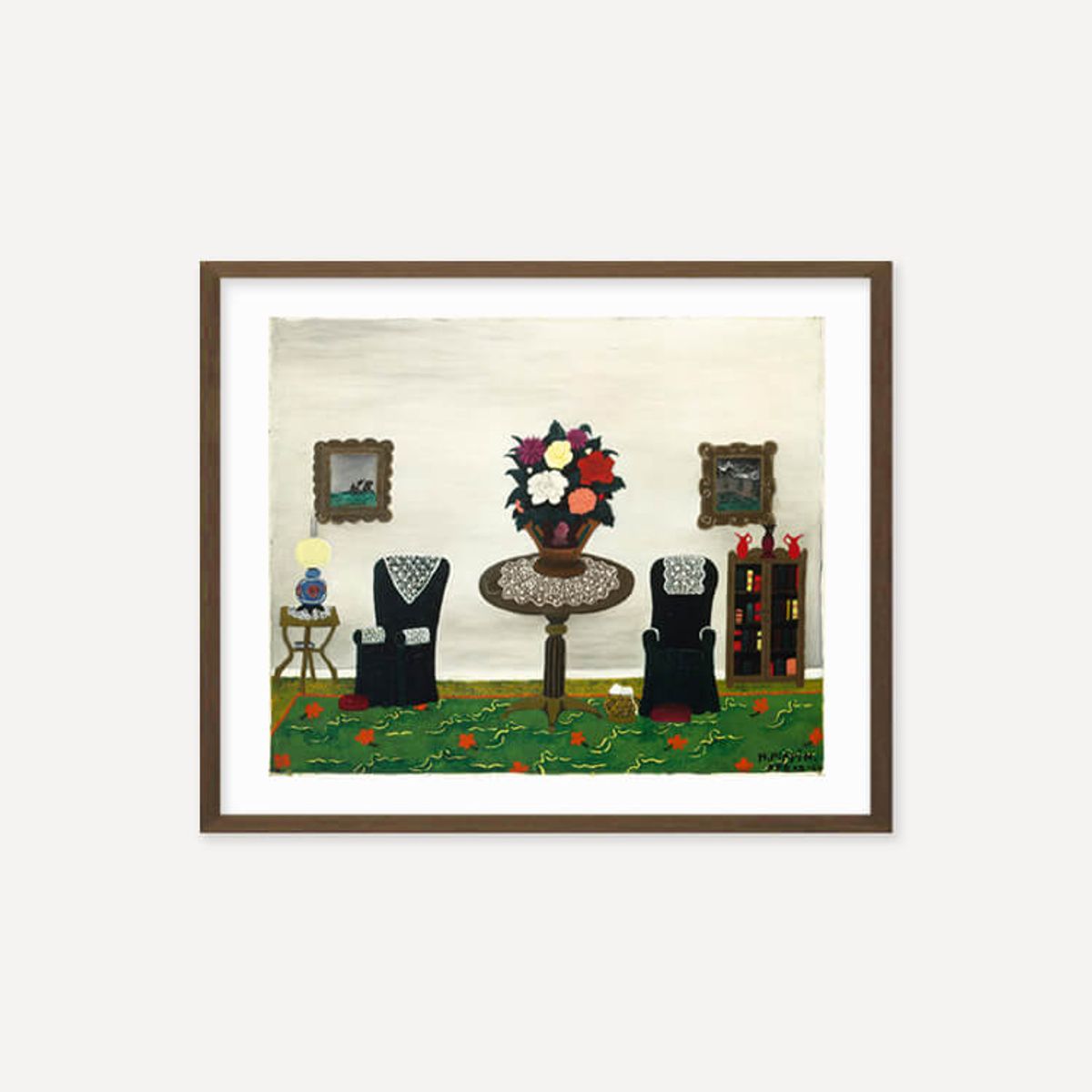 그릿시즌(GREET SEASON) 호레이스 피핀 Victorian Interior II, 1945 (액자 포함)