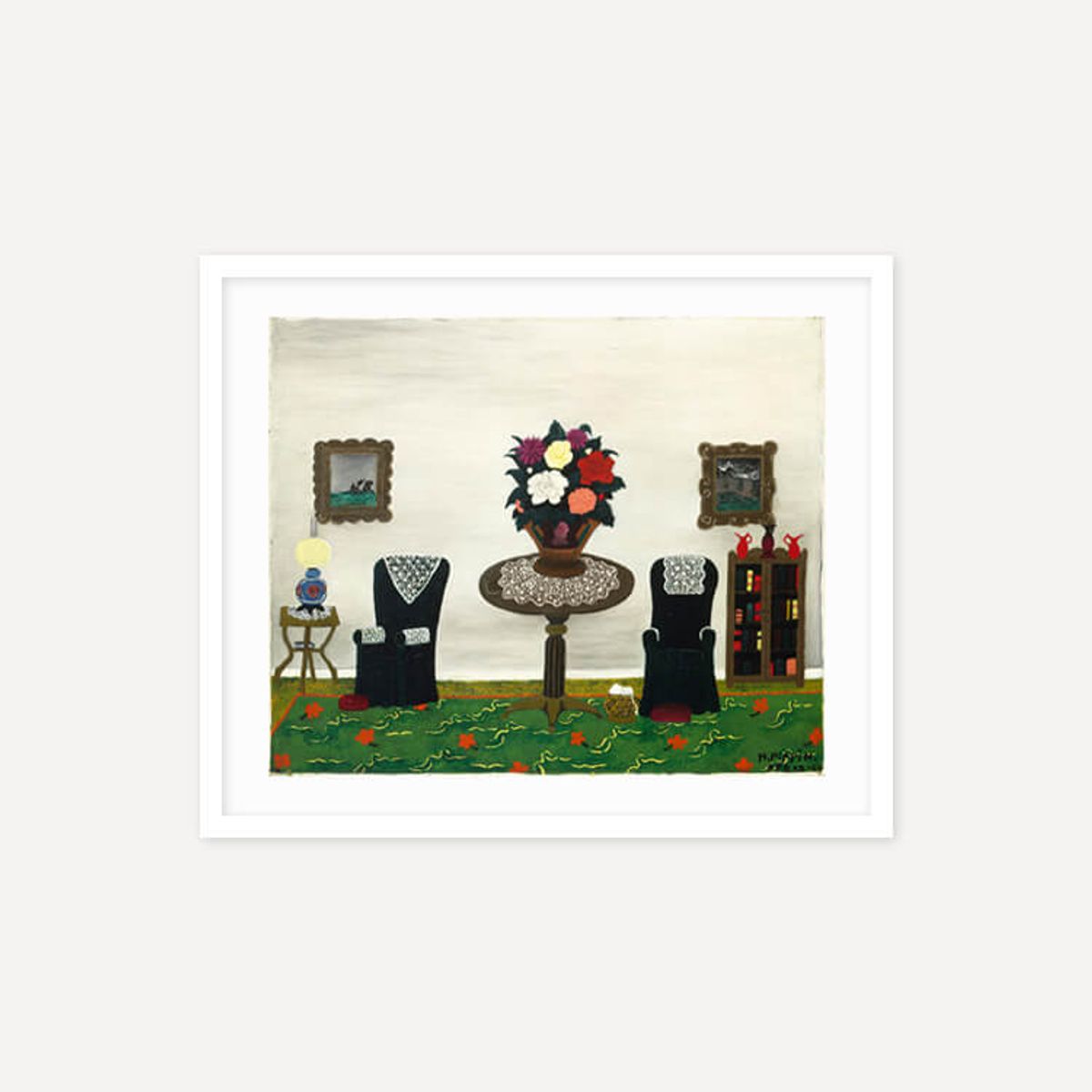 그릿시즌(GREET SEASON) 호레이스 피핀 Victorian Interior II, 1945 (액자 포함)