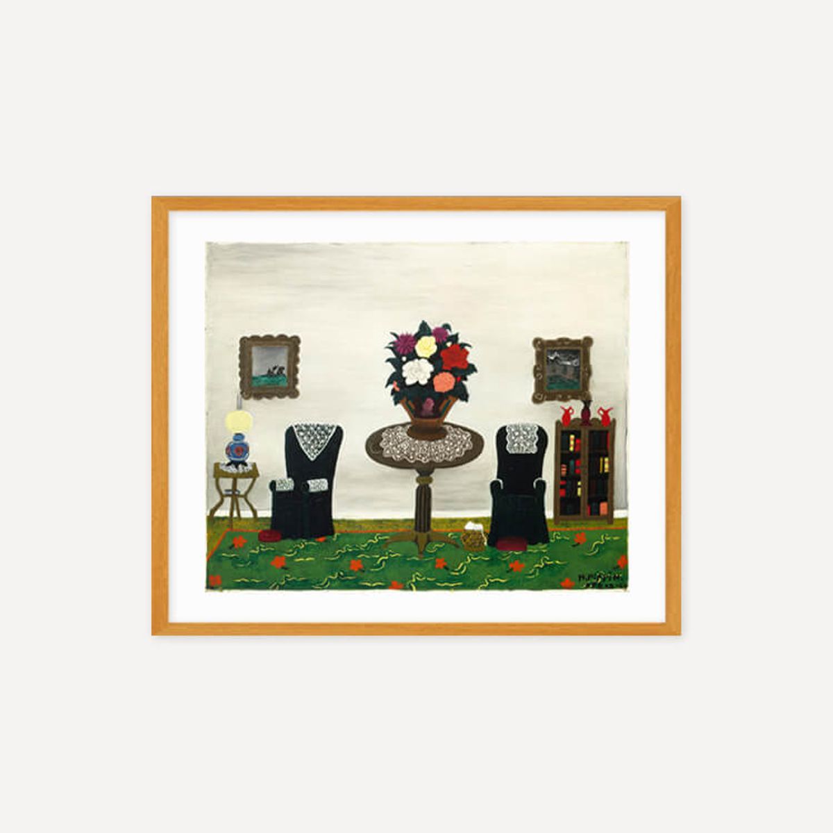 그릿시즌(GREET SEASON) 호레이스 피핀 Victorian Interior II, 1945 (액자 포함)