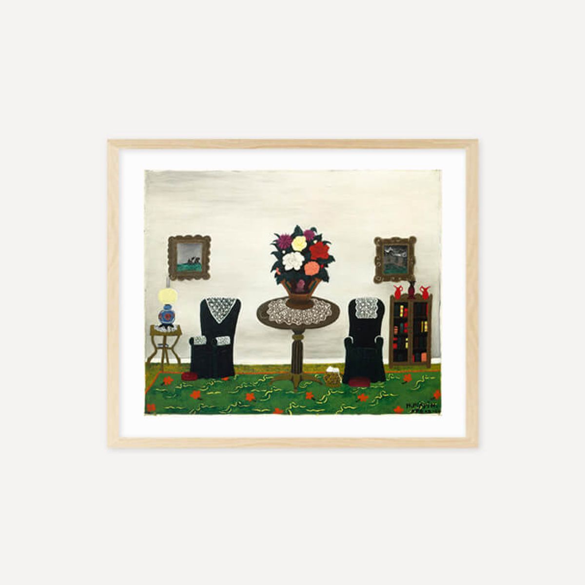 그릿시즌(GREET SEASON) 호레이스 피핀 Victorian Interior II, 1945 (액자 포함)